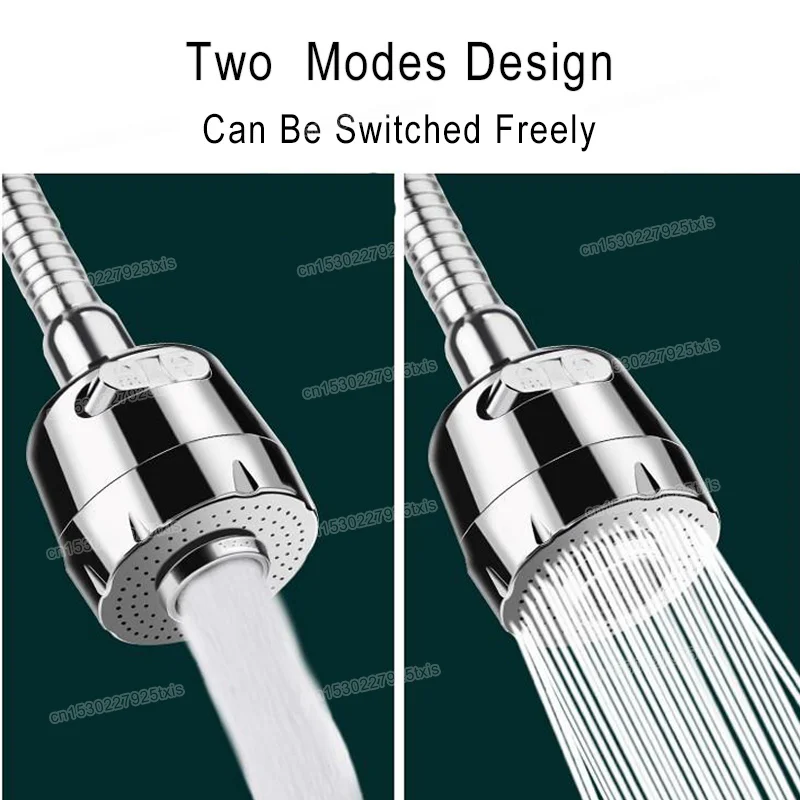 2/3Mode Faucet Extender 360Degree Rotatable Faucet Nozzle Adapter Home Water Saving Bubbler Kitchen Bathroom Faucet Accessories - Image 2