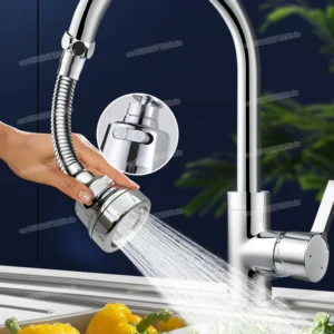 2/3Mode Faucet Extender 360Degree Rotatable Faucet Nozzle Adapter Home Water Saving Bubbler Kitchen Bathroom Faucet Accessories